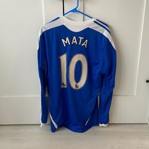 Chelsea 2011 Home Long Sleeve Juan Mata #10 Kit - Size Large